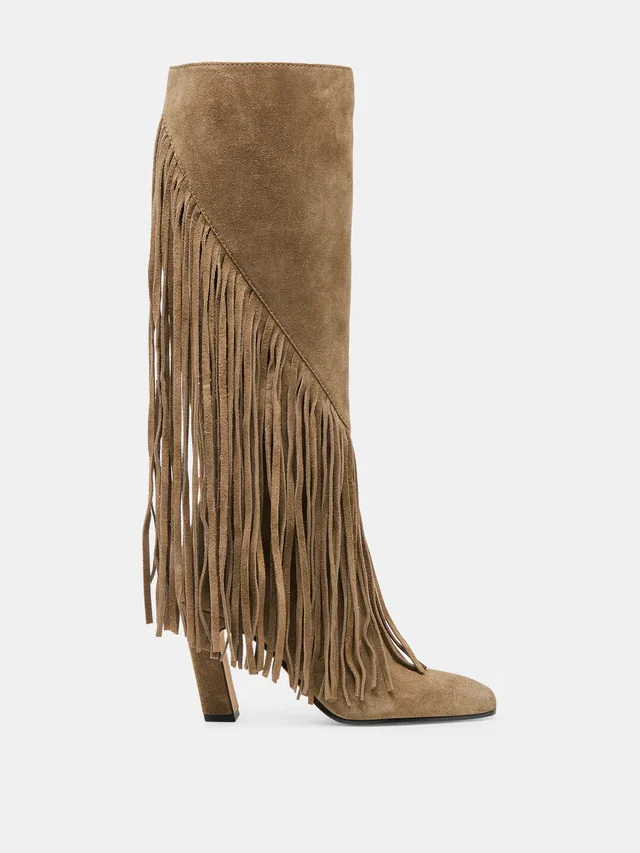 Giano Boots Olive Suede