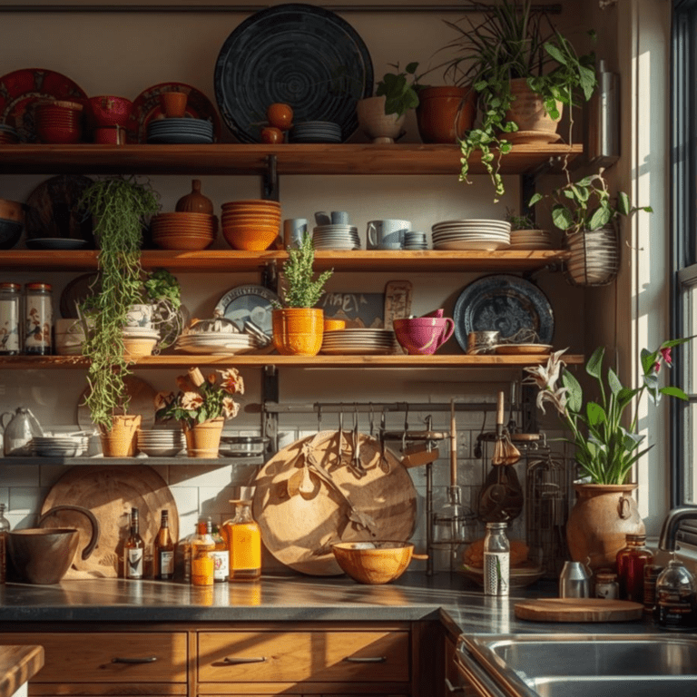How to Style Open Shelving in Your Kitchen Without It Looking Like a Mess