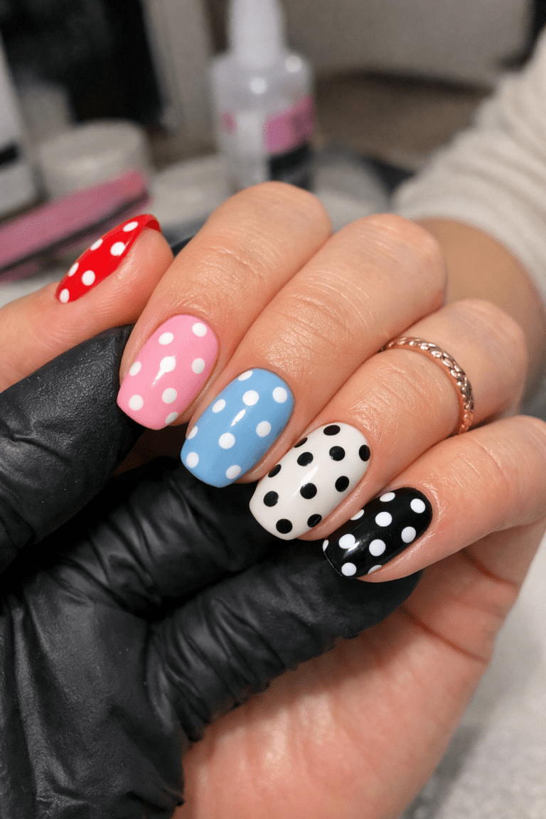 Polka Dot Nails Are Everywhere — Here’s How to Actually Pull Them Off