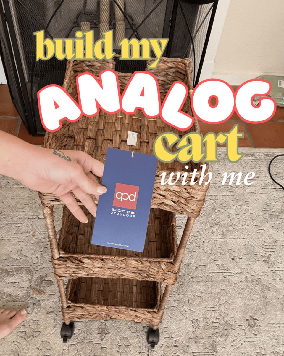 An analog cart styling idea