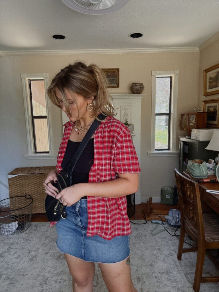 4 Ways to Style a Thrifted Button-Up Shirt