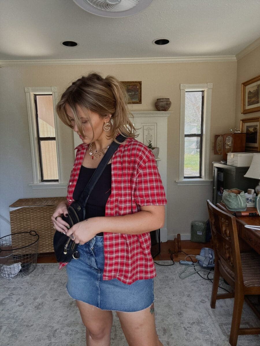 4 Ways to Style a Thrifted Button-Up Shirt